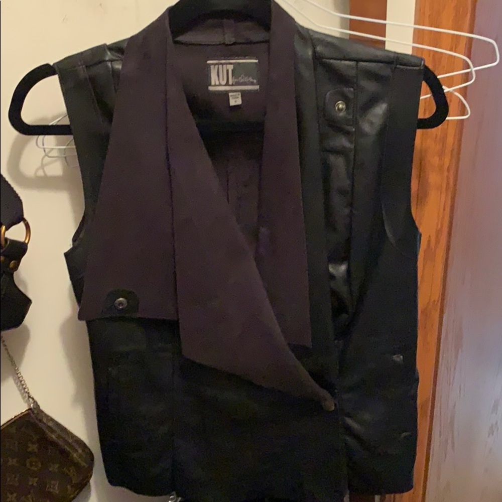 KUT from the Kloth leather vest